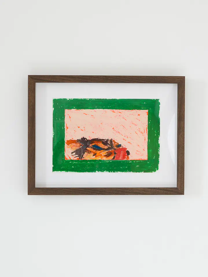 Atisbo de perro - Obra original en óleo 1