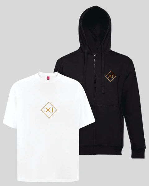 EDIÇÃO XI 2025 - PACK PROMO T-SHIRT CAP. XI + CASACO CAP. XI
