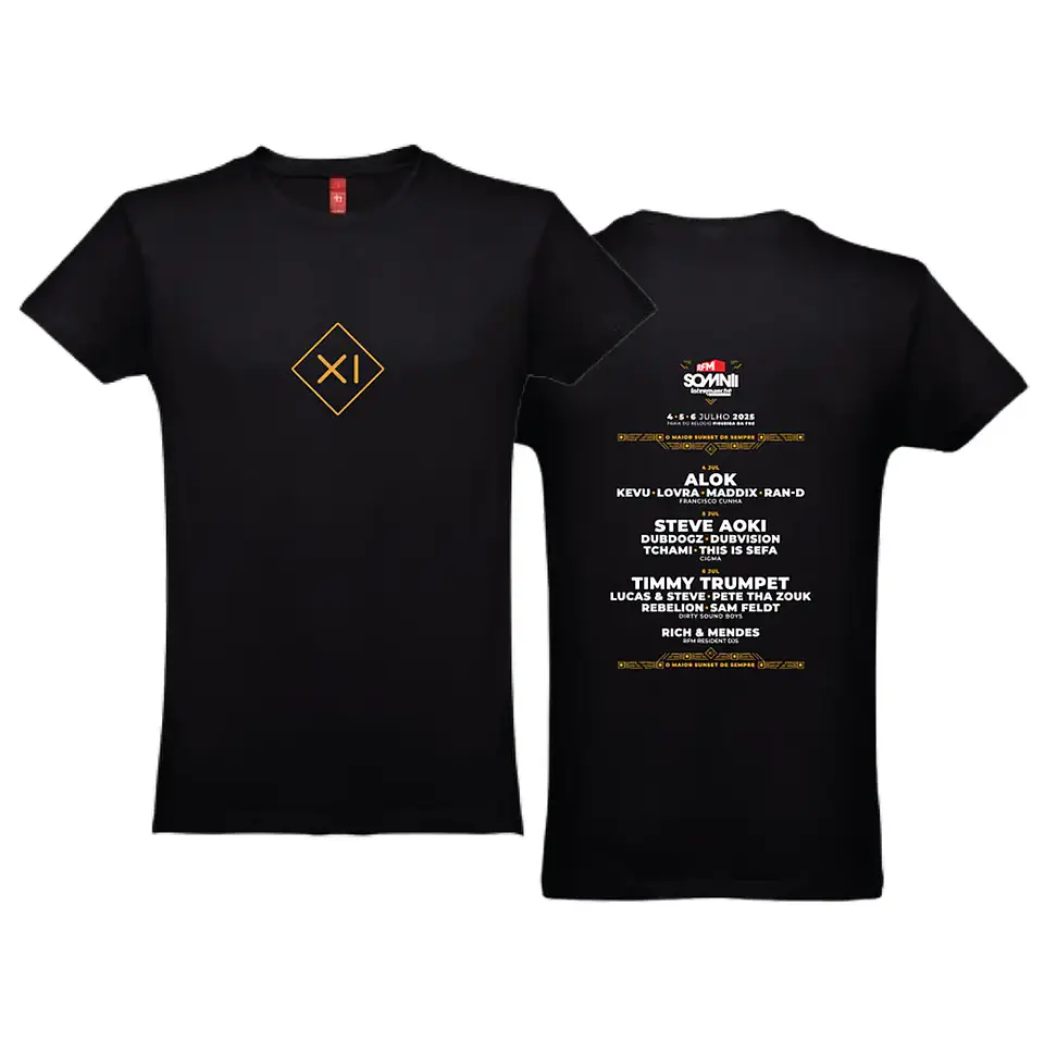 EDIÇÃO XI 2025 - PACK PROMO T-SHIRT + BONÉ + SACO DE PRAIA 4