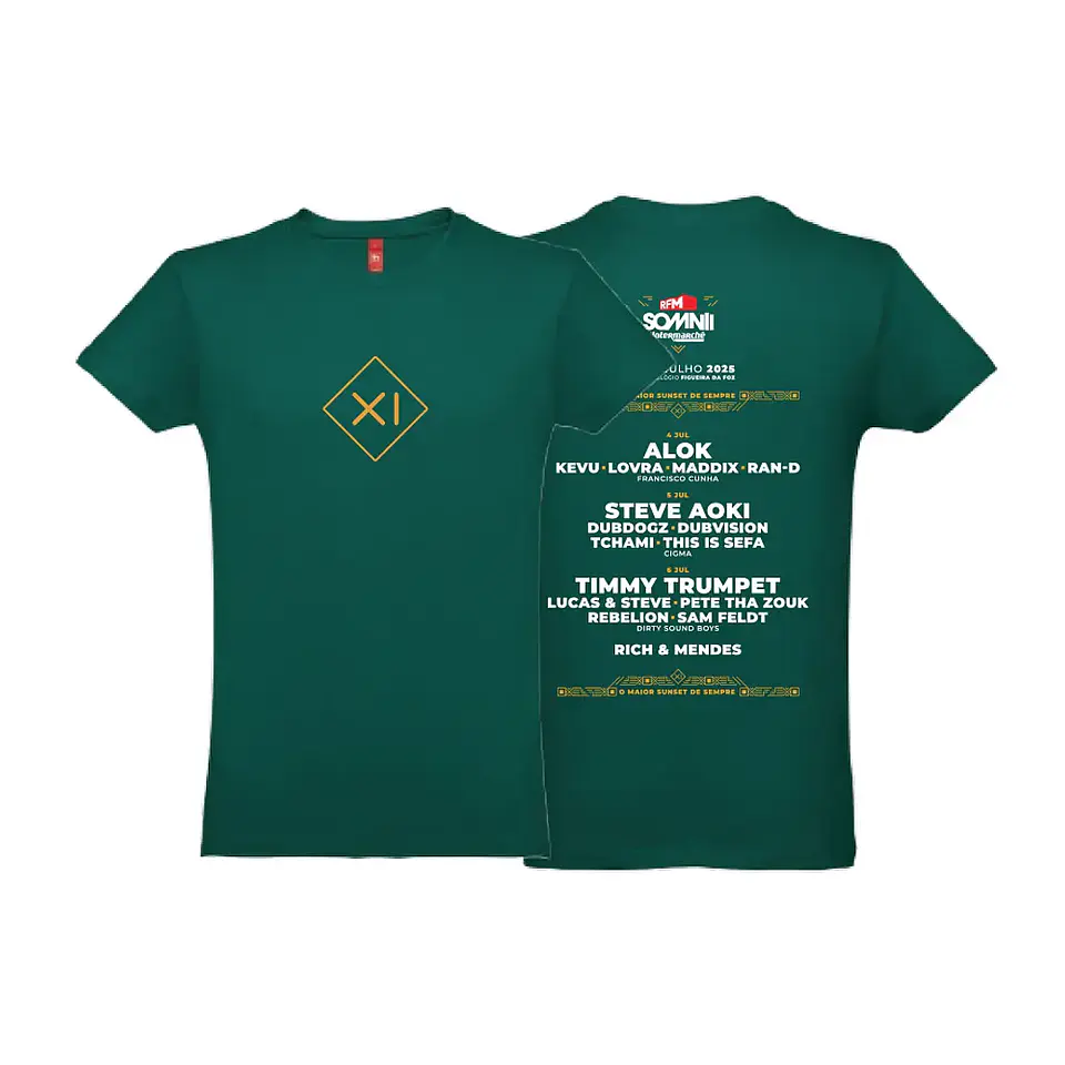 EDIÇÃO XI 2025 - PACK PROMO T-SHIRT + BONÉ + SACO DE PRAIA 6