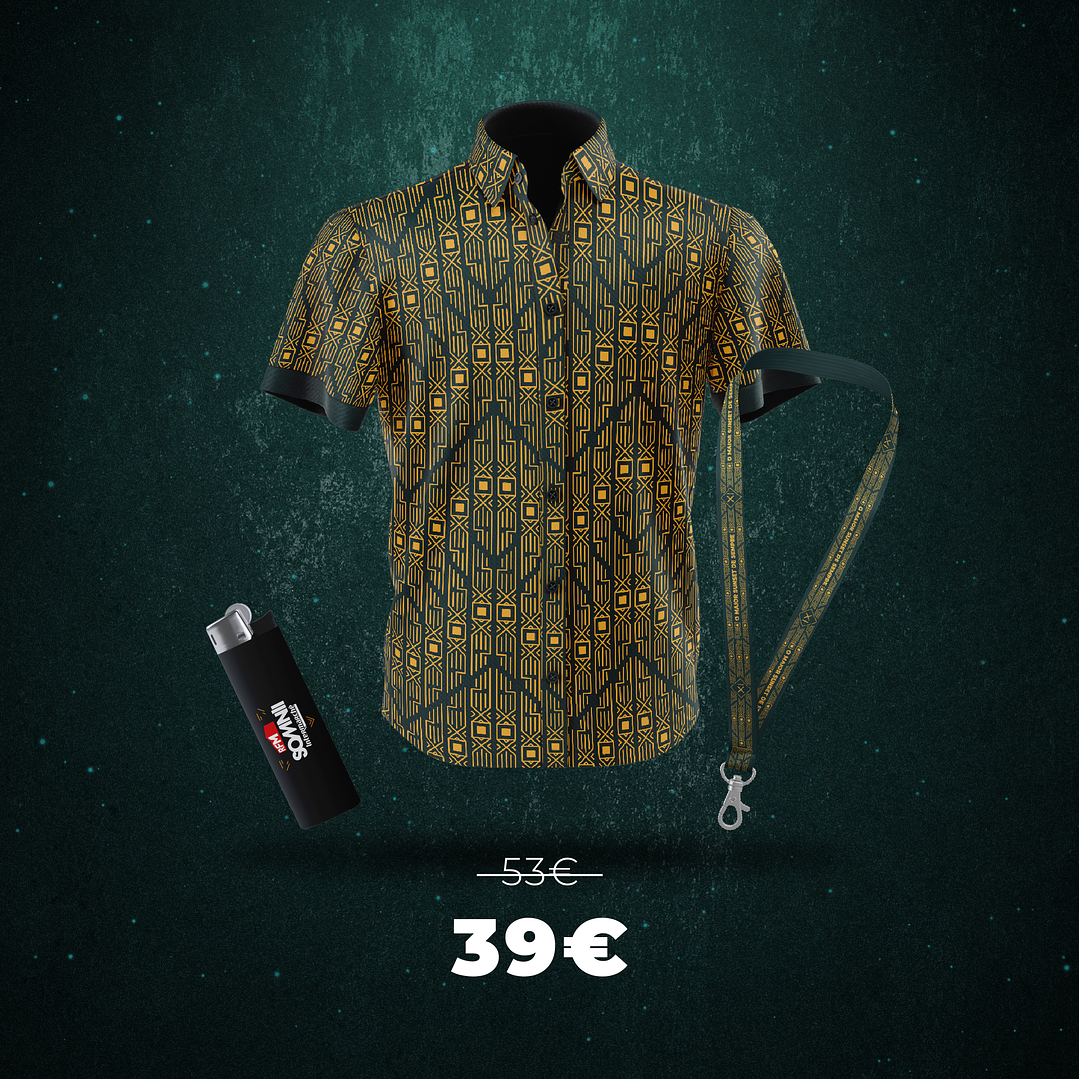 PACK PROMO CAMISA XI + ISQUEIRO + LANYARD  1