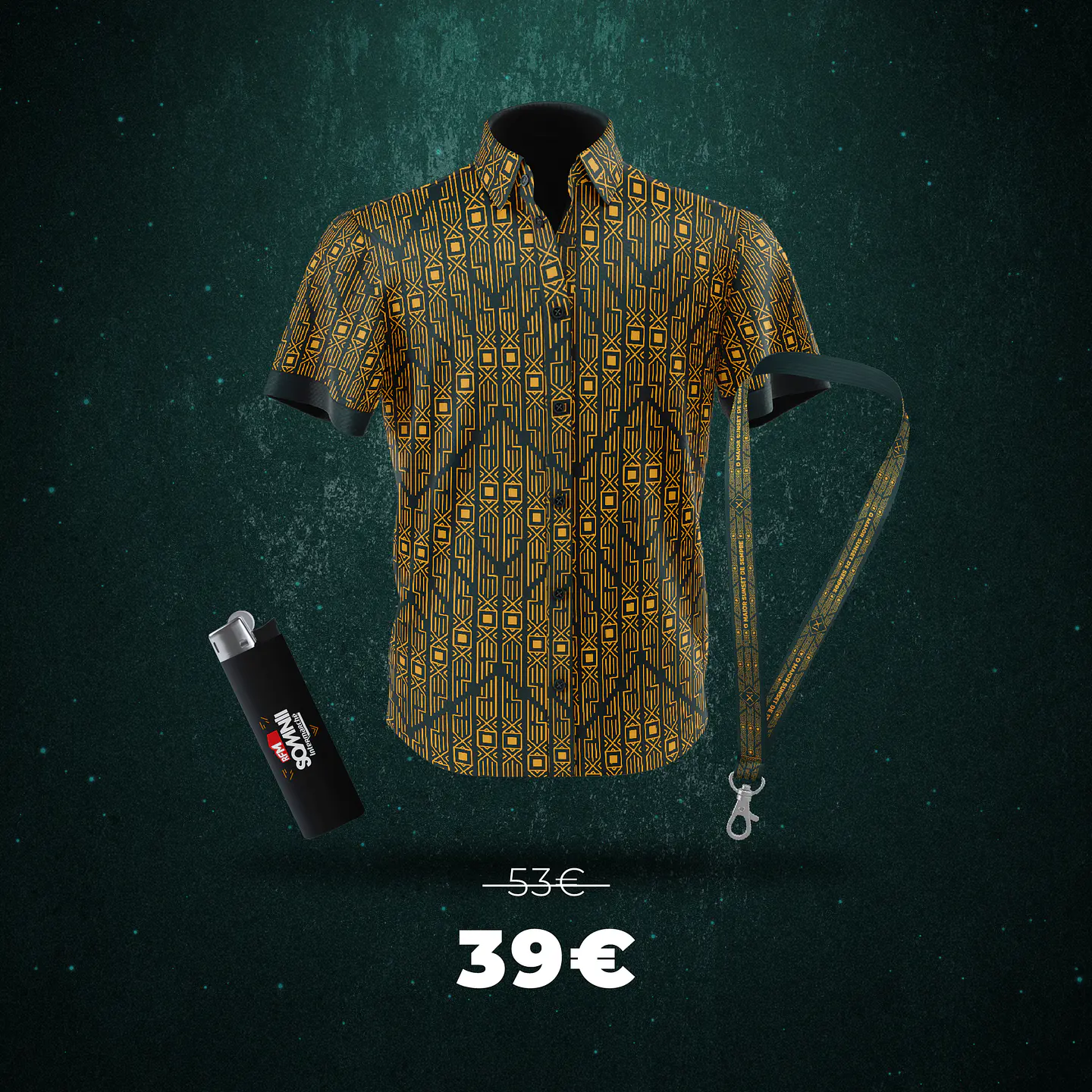 EDIÇÃO XI 2025 - PACK PROMO CAMISA XI + ISQUEIRO + LANYARD  1