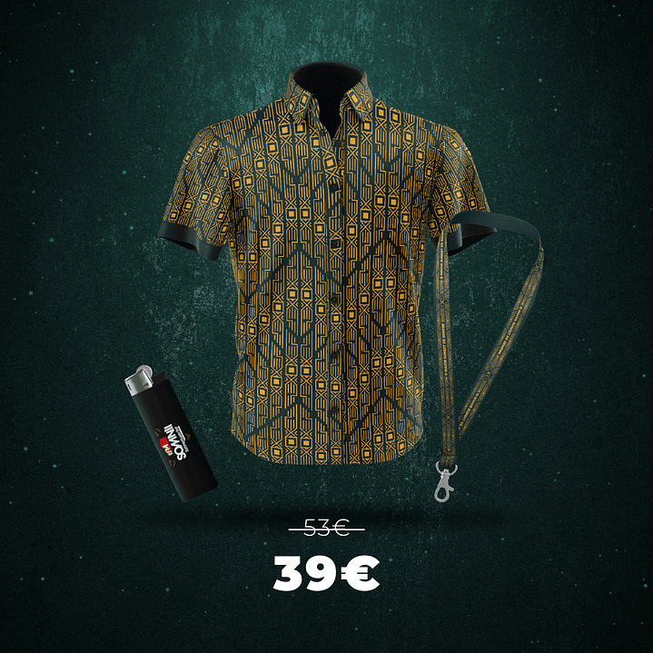 PACK PROMO CAMISA XI + ISQUEIRO + LANYARD  1