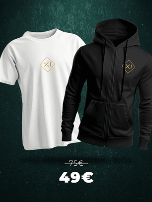 PACK PROMO T-SHIRT CAP. XI + CASACO CAP. XI