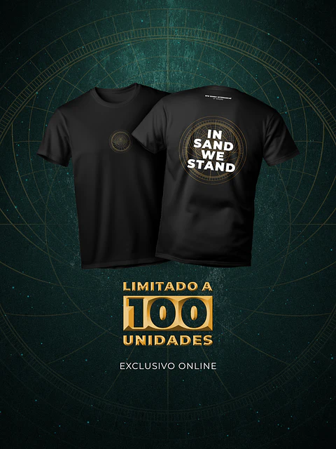 T-SHIRT OVERSIZED XII - IN SAND WE STAND