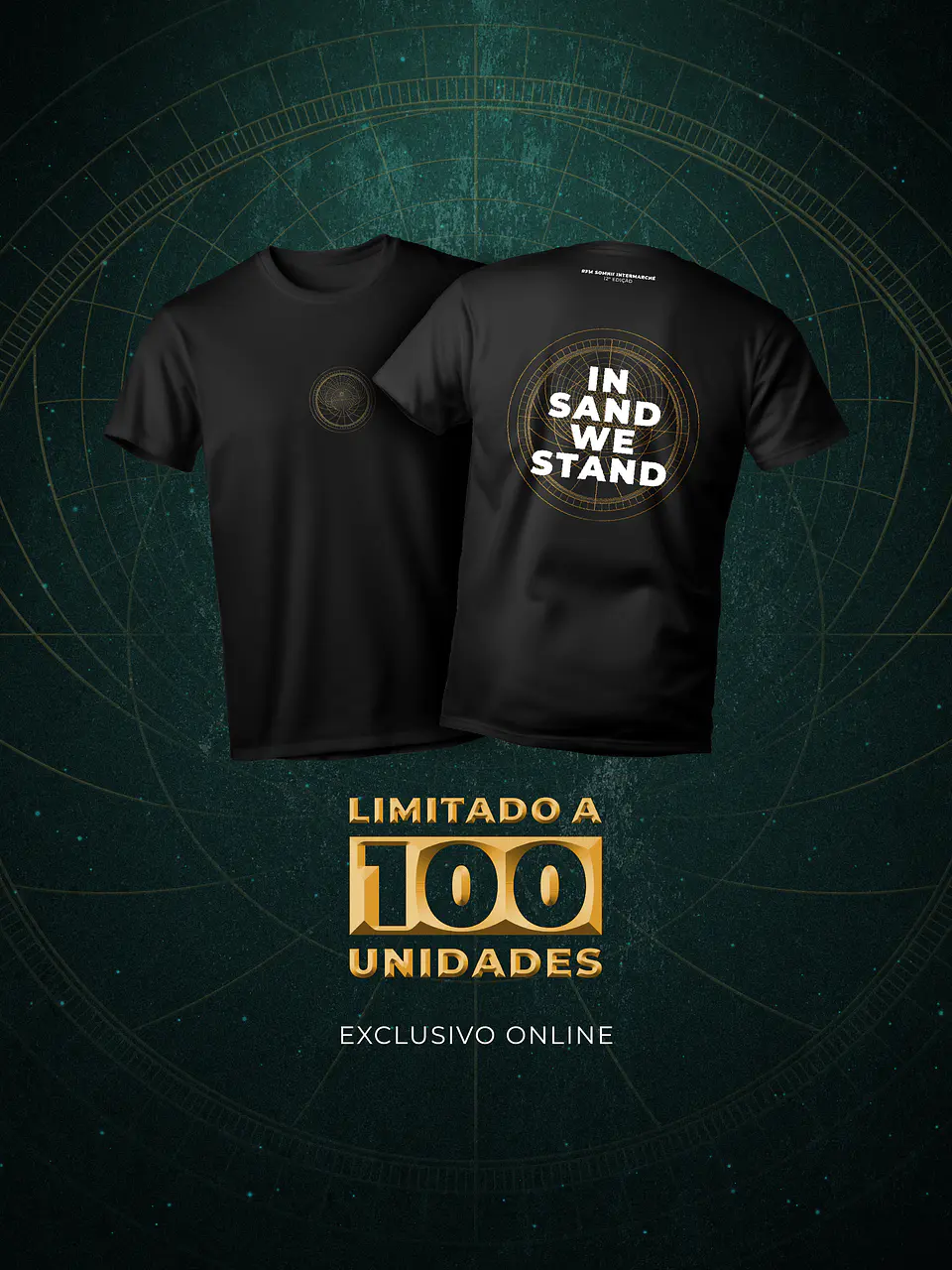 T-SHIRT OVERSIZED XII - IN SAND WE STAND 1