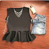 ​Blusa peplum - Ref. BLUEP 