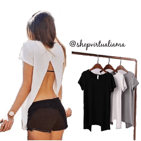 Blusa Cruzada Espalda - Ref. BLUCE