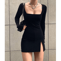 Vestido Casual Velvet Corto 