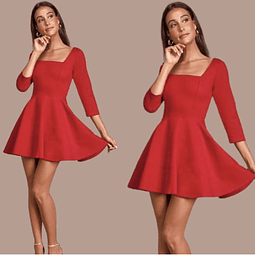 Vestido Rotondo - ROJO 