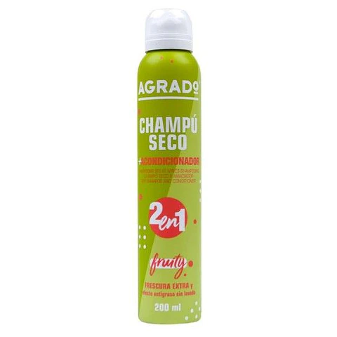 CHAMPO SECO AGRADO FRUTAL 2EM1 200ML