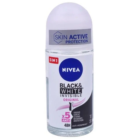 NIVEA DEO ROLL-ON B&W INVIS ORIGI 50ML