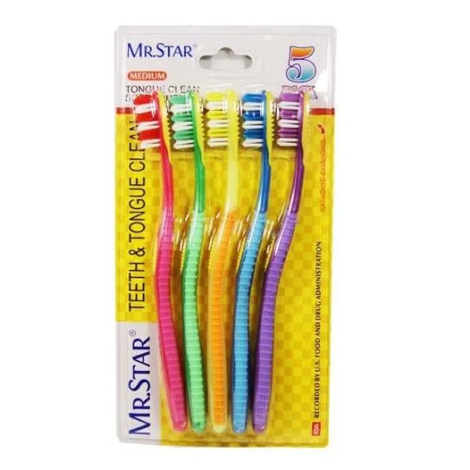 ESCOVA DENTES 5UN CORES 1