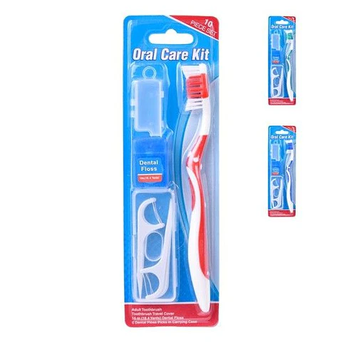 KIT ESCOVA DENTES + FIO DENTÁRIO 