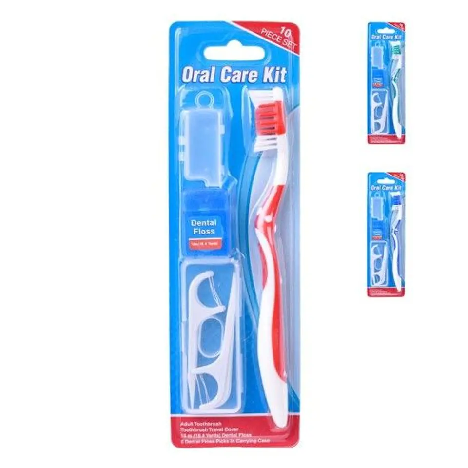 KIT ESCOVA DENTES + FIO DENTÁRIO  1