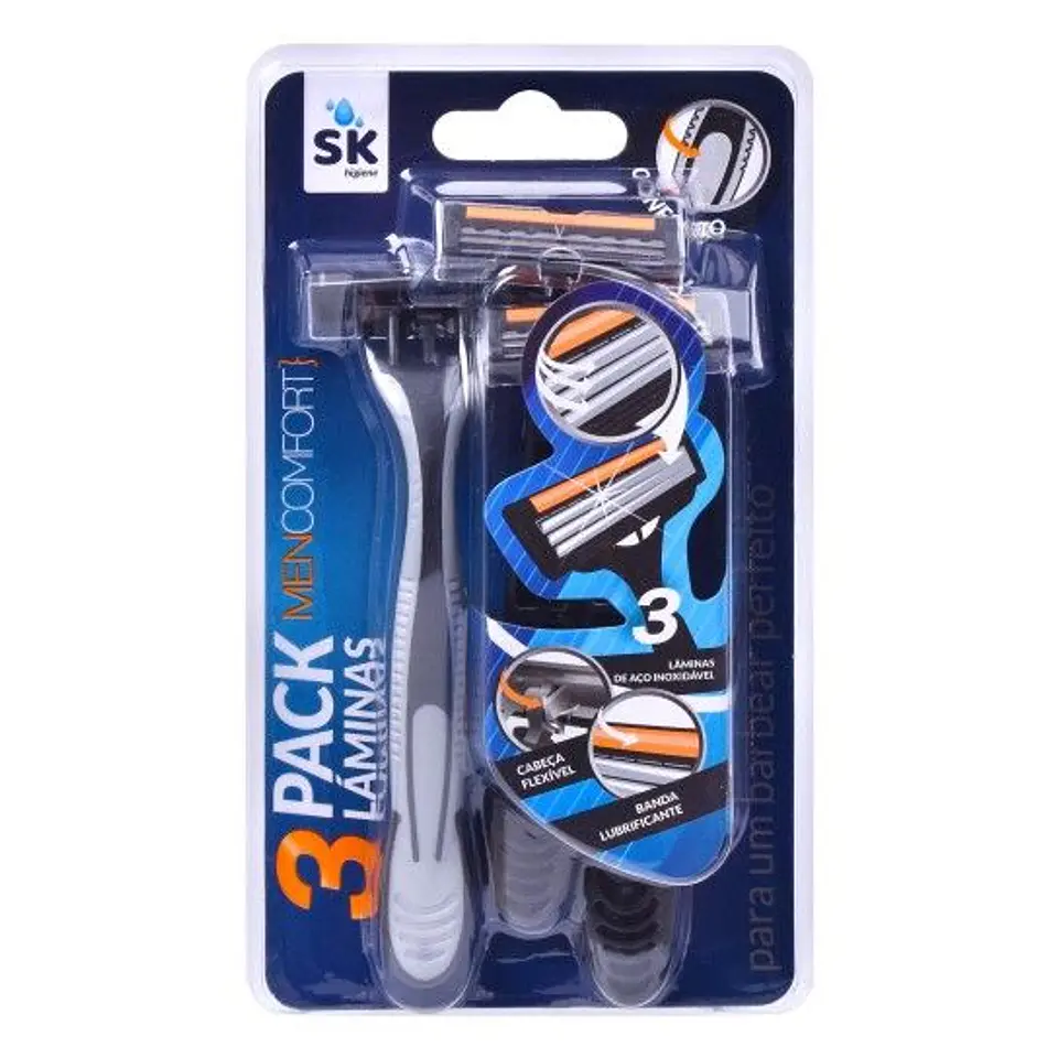 LAMINA BARBEAR DESC MEN SK 3PÇS  1