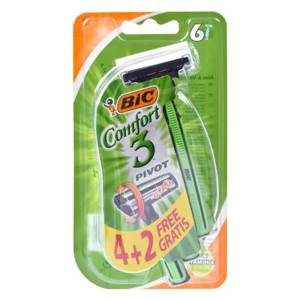 LAMINAS BIC CONFORT3 6UN 1