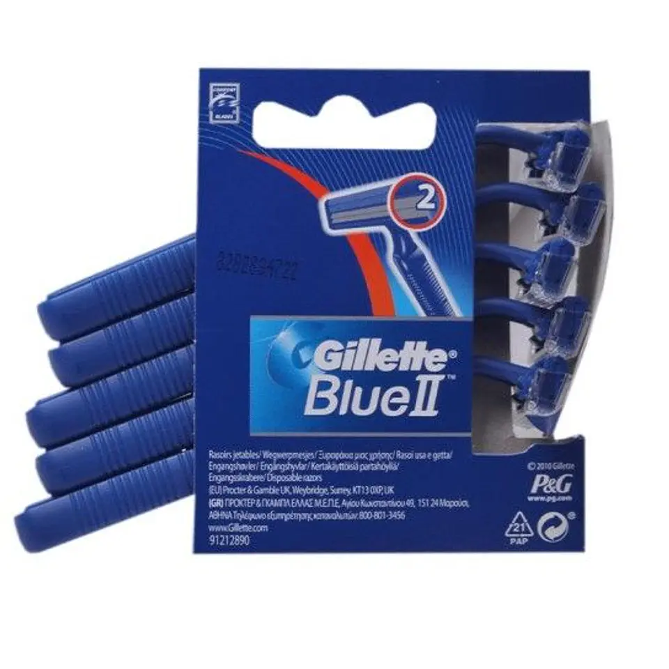 GILLETTE BLUE II 5PÇS 1