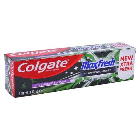 PASTA DENTES COLGATE MAX FRESH BAMBU CARVAO 100ML