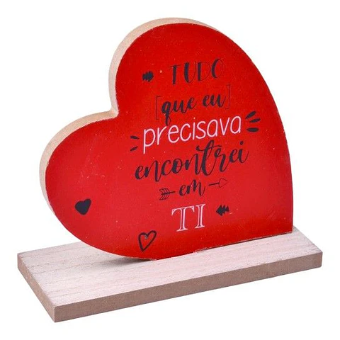 DECORAÇAO MDF CORAÇÃO