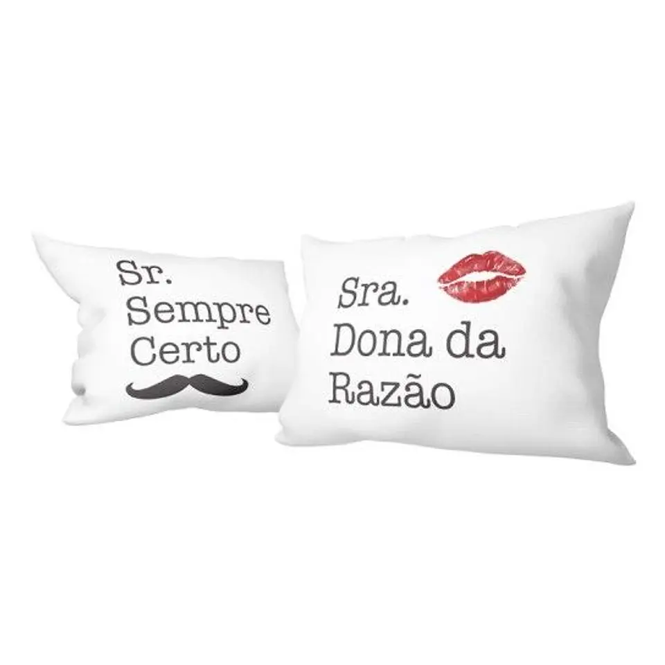 PACK 2 ALMOFADAS NAMORADOS 40x60 2
