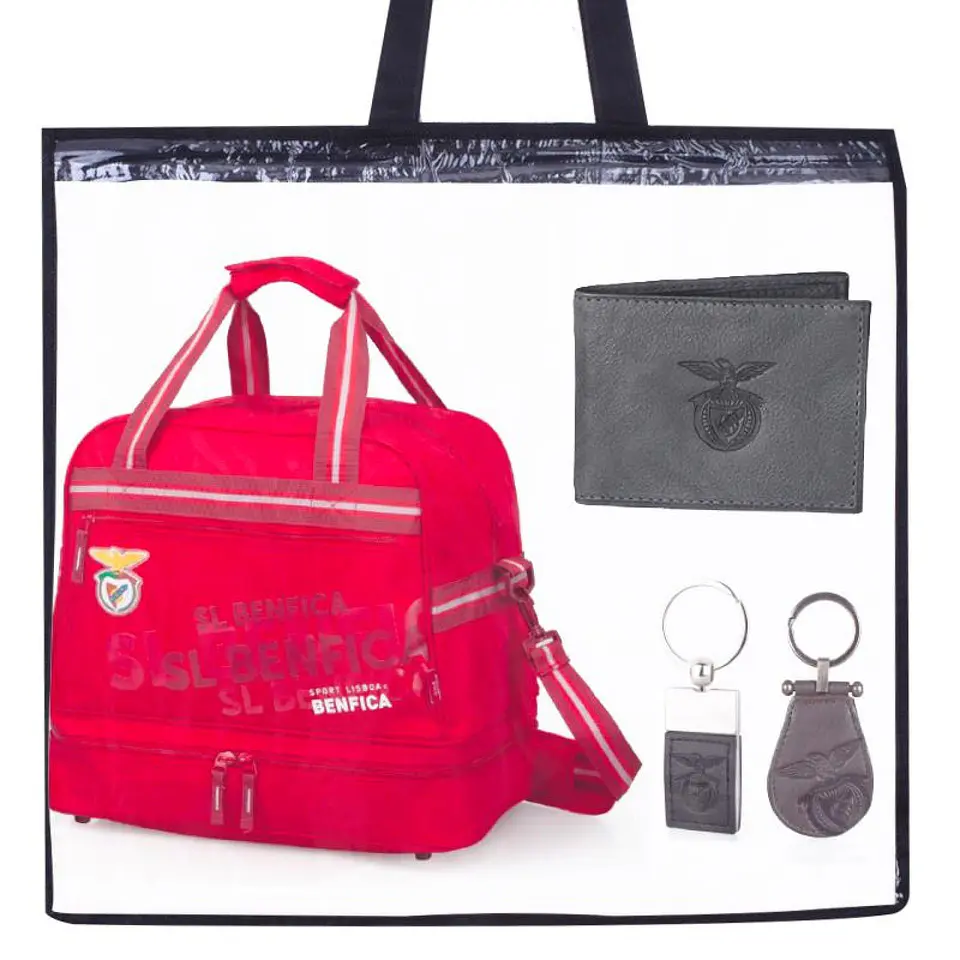 BOLSA + 2 PORTA CHAVES + CARTEIRA 3