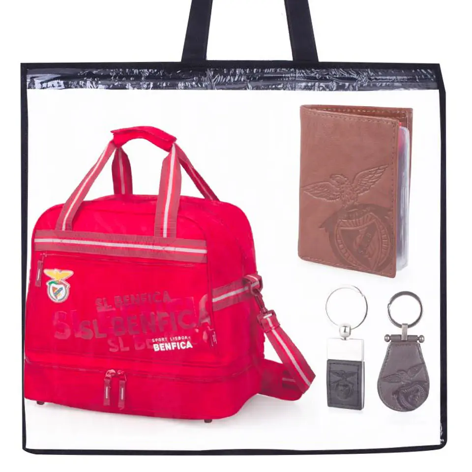 BOLSA + 2 PORTA CHAVES + CARTEIRA 4