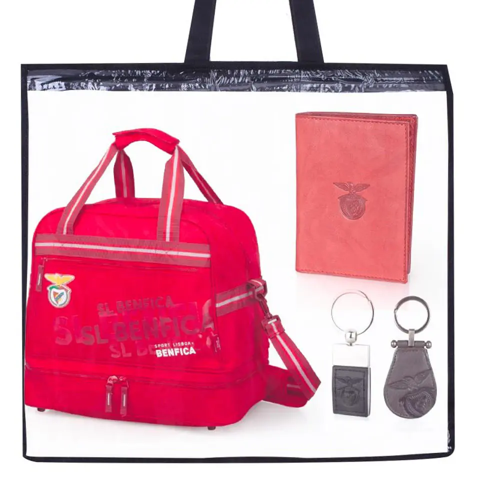BOLSA + 2 PORTA CHAVES + CARTEIRA 5