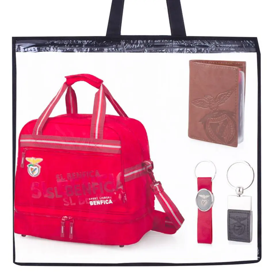 BOLSA + 2 PORTA CHAVES + CARTEIRA 7