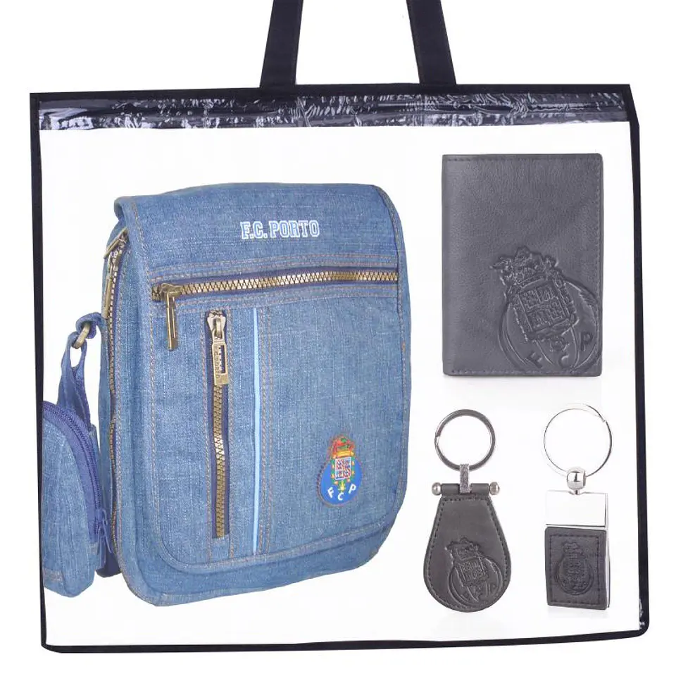 BOLSA + 2 PORTA CHAVES + CARTEIRA 5