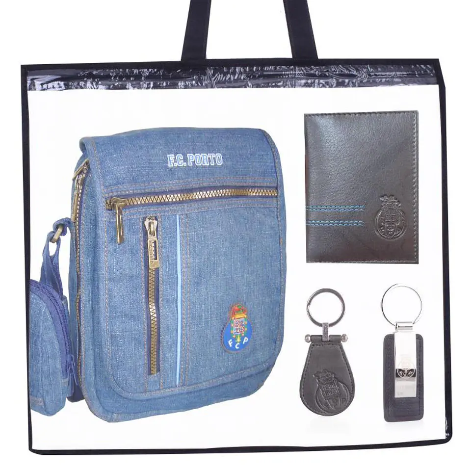 BOLSA + 2 PORTA CHAVES + CARTEIRA 7