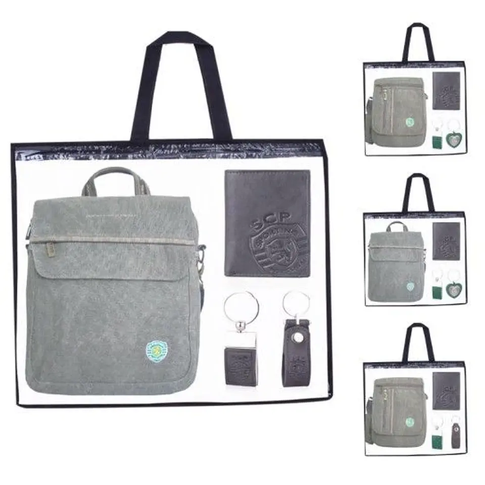 BOLSA + 2 PORTA CHAVES + CARTEIRA 1