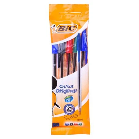 BIC CANETA CRISTAL ORIGINAL 5 UNI.