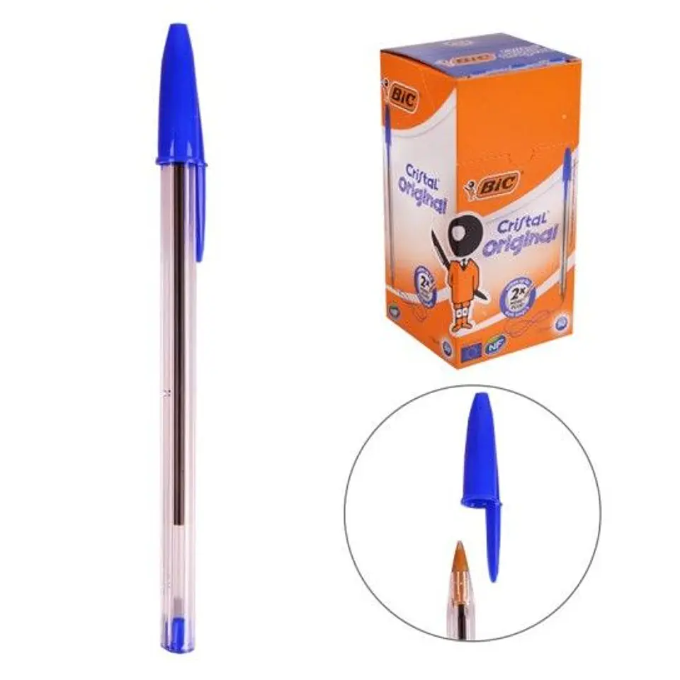 BIC CANETA CRISTAL ORIGINAL AZUL 50 UNI. 1