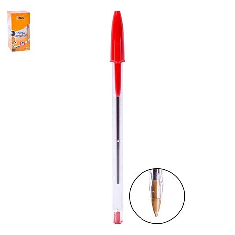 BIC CANETA CRISTAL ORIGINAL VERMELHA 50 UNI.