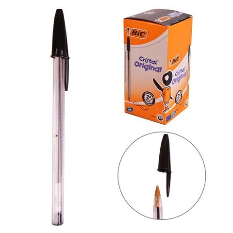 BIC CANETA CRISTAL ORIGINAL PRETA 50 UNI.