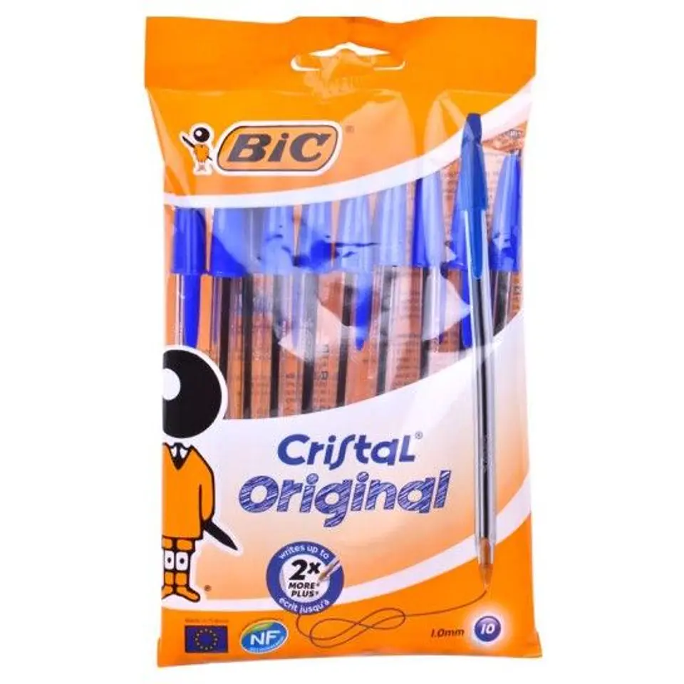 BIC CANETA CRISTAL ORIGINAL AZUL 10 UNI. 1