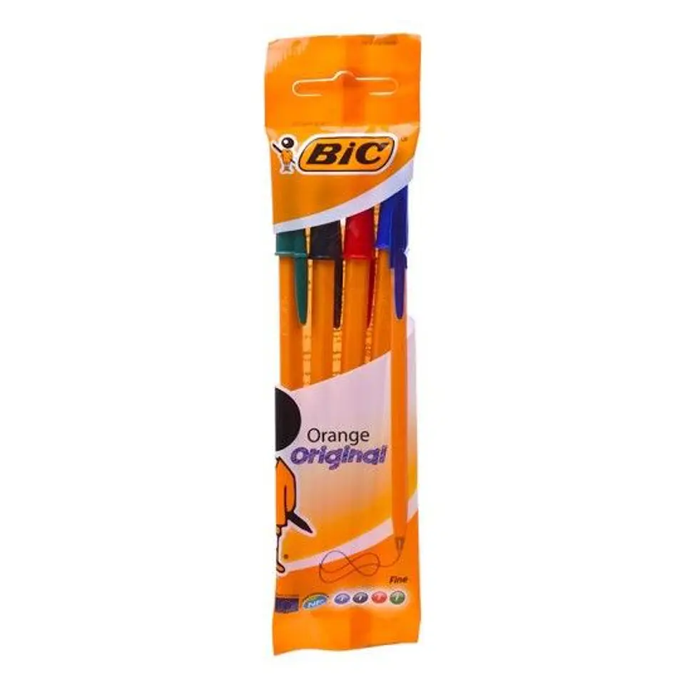 BIC CANETA CRISTAL ORANGE 4 UNI. 1