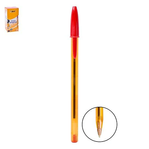 BIC CANETA FINE VERMELHA 50 UNI.