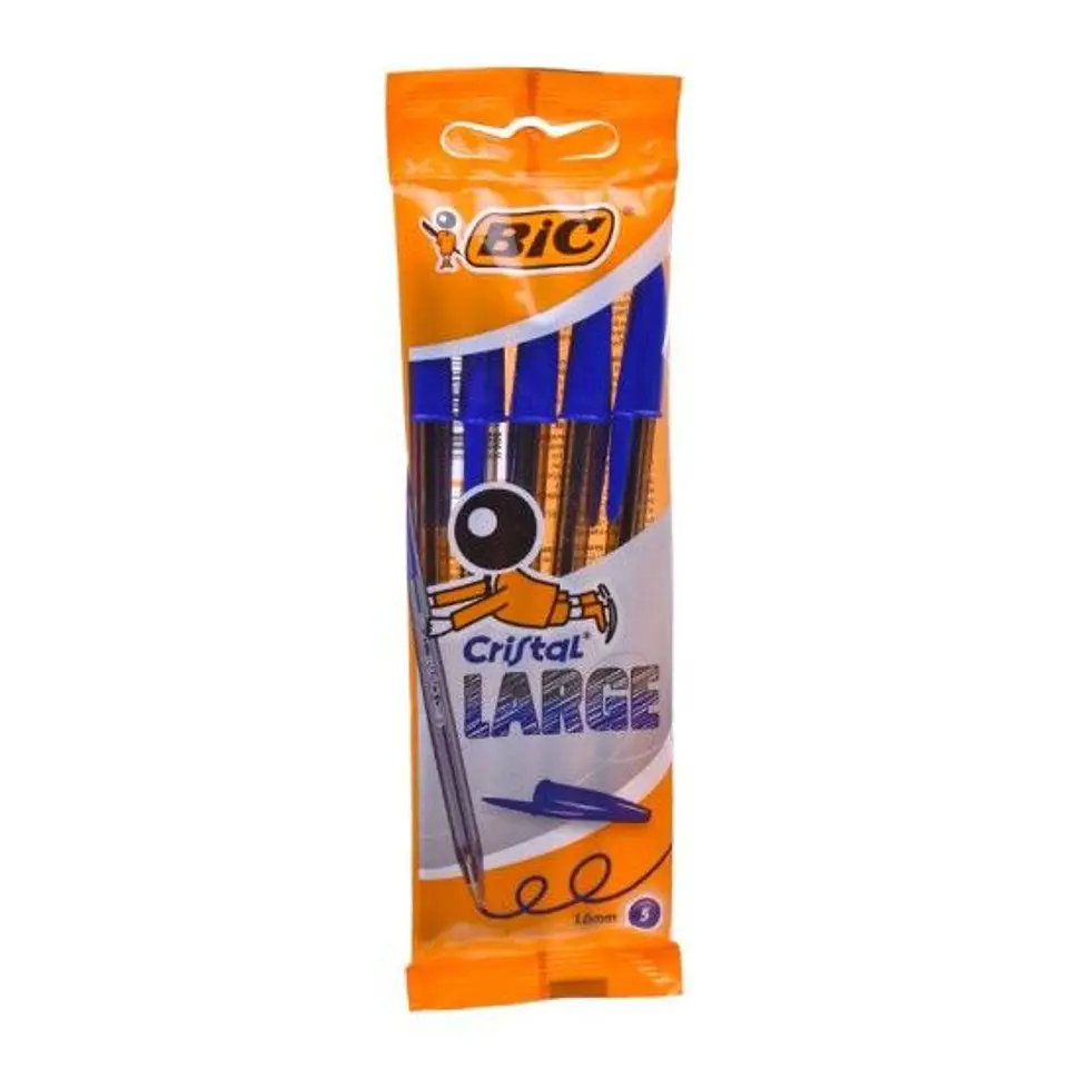 BIC CANETA CRISTAL LARGE AZUL 5 UNI. 1