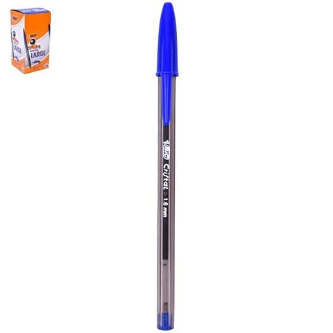 BIC CANETA LARGE AZUL 50 UNI.