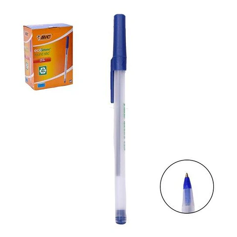 BIC CANETA RND STIC AZUL 60 UNI.