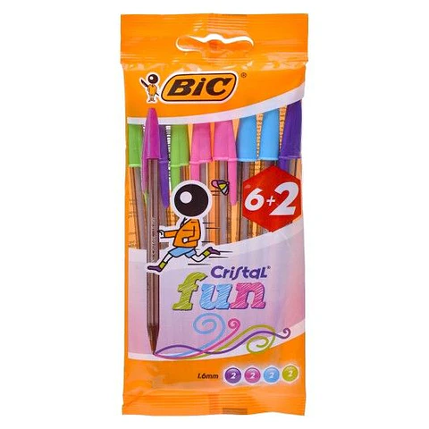 BIC CANETA CONJUNTO 6+2