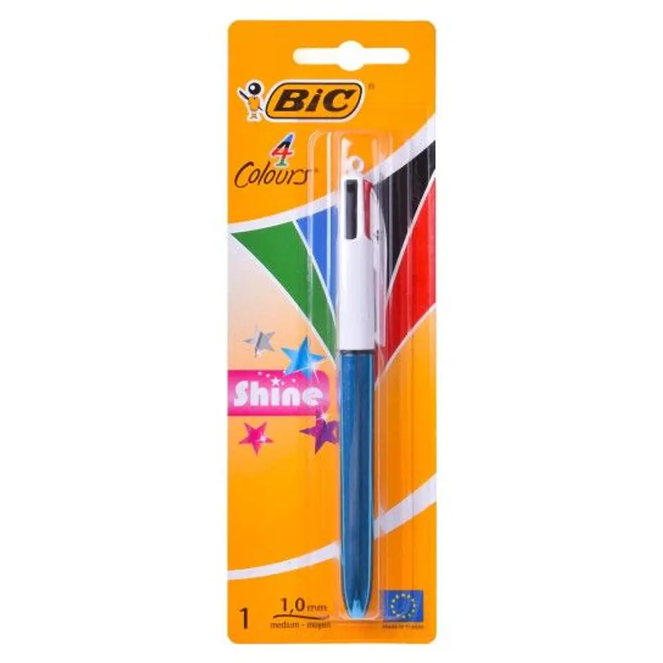 BIC CANETA SHINE 4 CORES 1