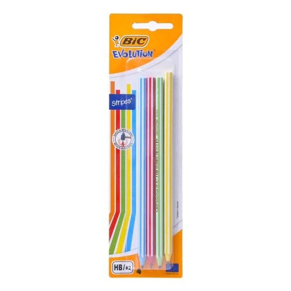 BIC LAPIS STRIPES 4 UNI. 1