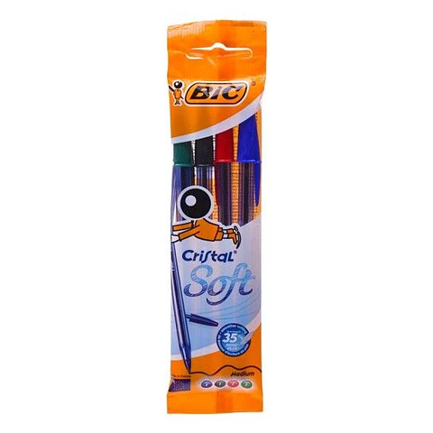 BIC CANETA SOFT 4 UNI.