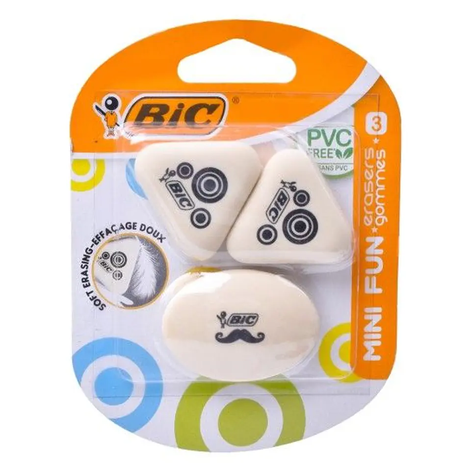 BIC BORRACHAS MINI FUN 1
