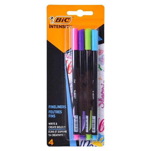 BIC CANETA INTENSITY FINE FUN 4 UNI.