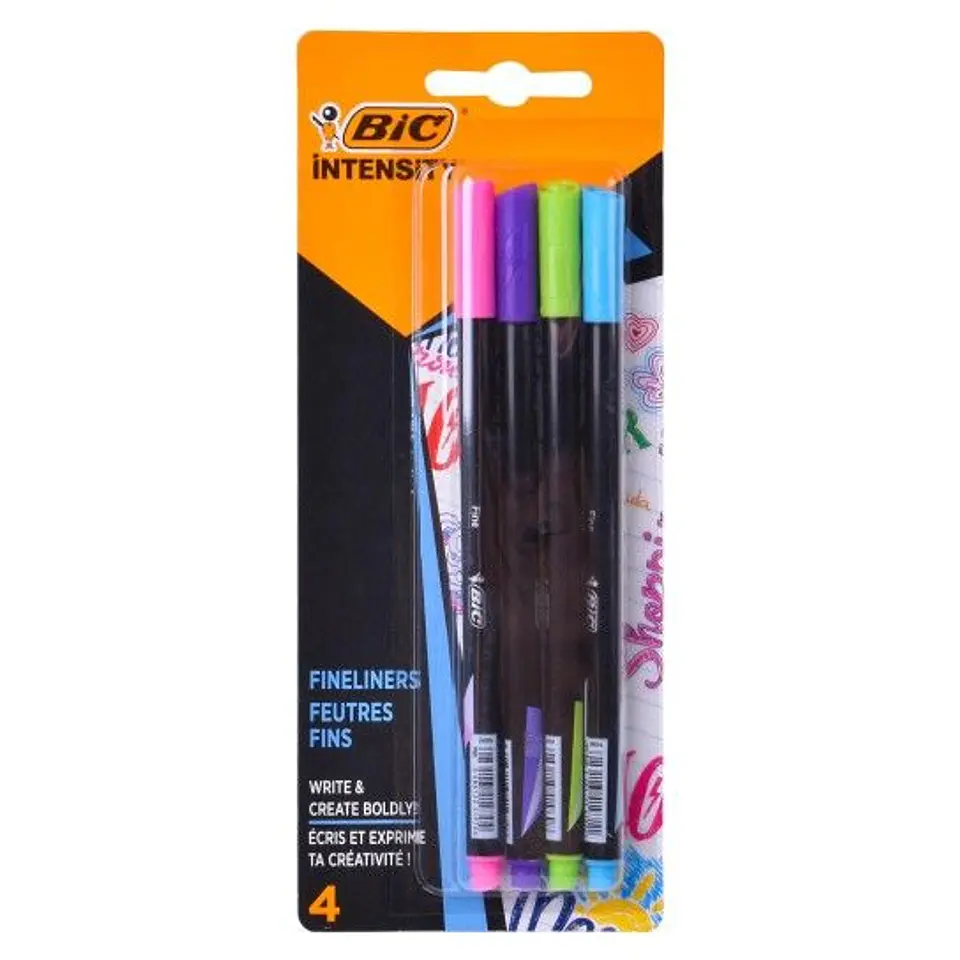 BIC CANETA INTENSITY FINE FUN 4 UNI. 1