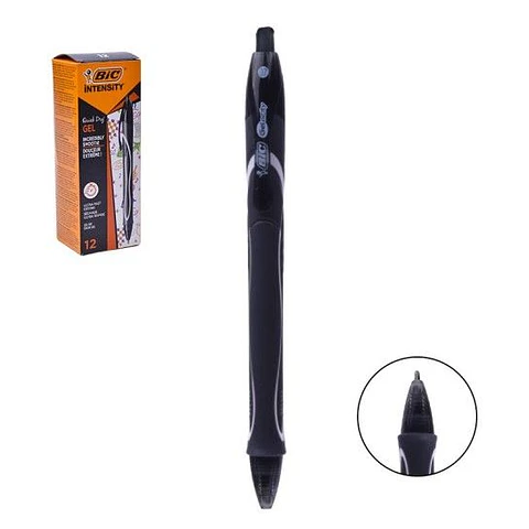 BIC CANETA GEL-OCITY PRETA 12 UNI.